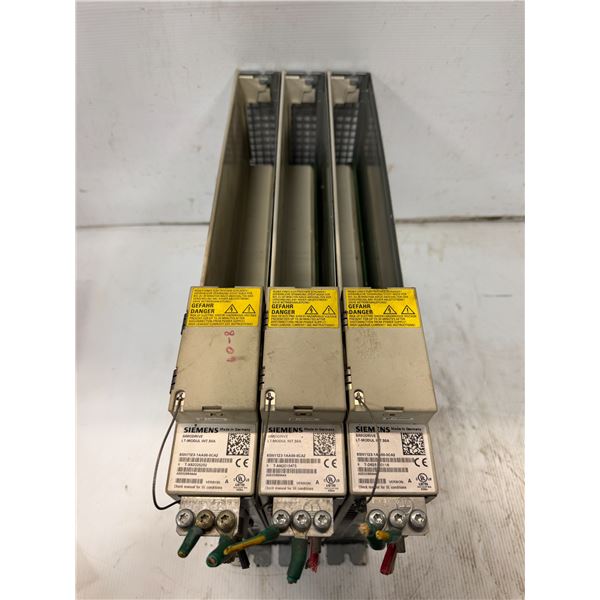 (3) Siemens #6SN1123-1AA00-0CA2 Simodrives LT-Modul Int. 50A