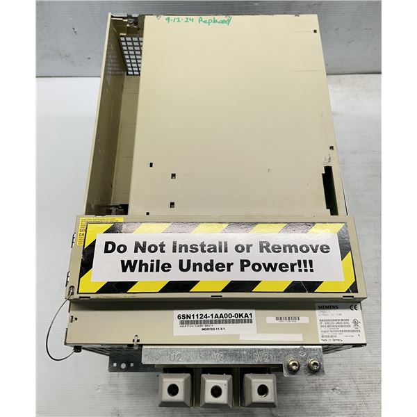 Siemens #6SN1124-1AA00-0KA1 Simodrive LT-Module EXT.400A