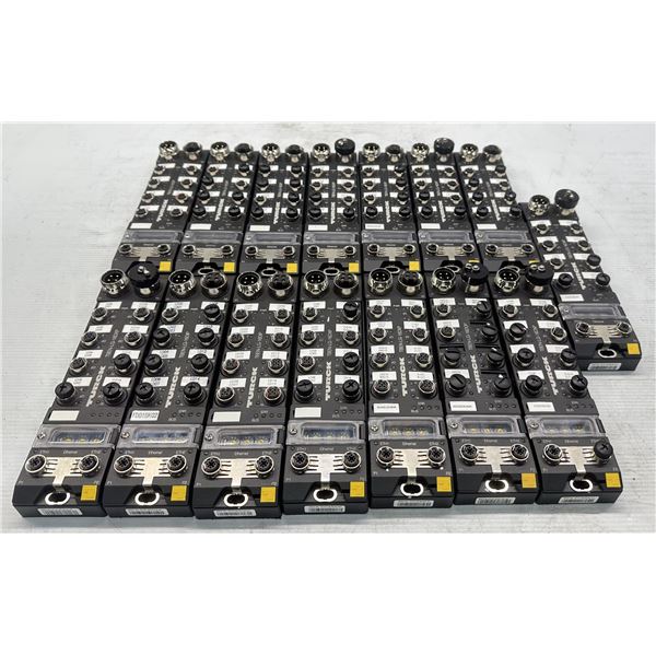 Lot of (15) Turck #TBEN-LG-16DXP & #TBEN-LG-16DIP Multiprotocol Remote I/O Blocks