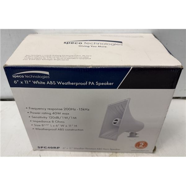 Speco Technologies #SPC40RP Weatherproof PA Horn Speaker