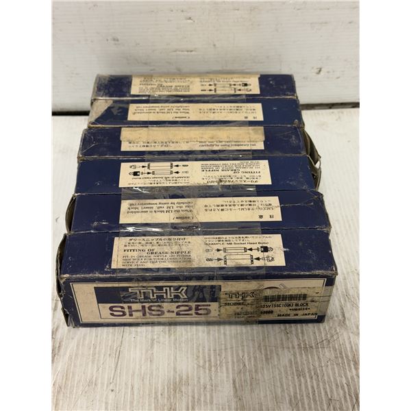 Lot of (6) THK #SHS-25 / #SHS25V1SSC1 (GK) Block