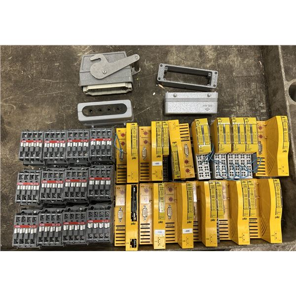 Lot of Pilz Control Modules, ABB Contactors & Robot Connection