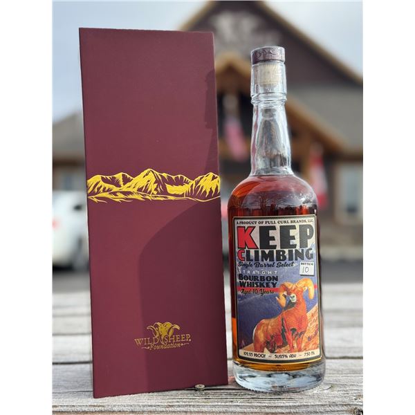 BOTTLE #44 - KEEP CLIMBING BARREL SELECT BOURBON