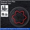 Image 8 : Speedwox 19PCS External Star Socket Set - 3/8" Drive External Torque Socket Set - New Sealed!