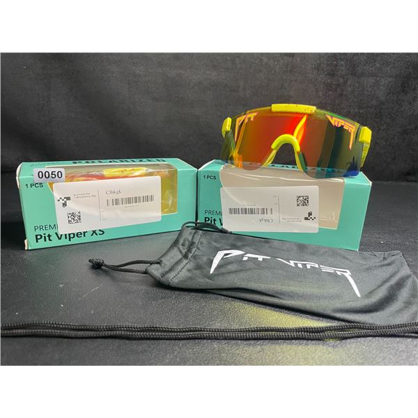 2 Pairs of Pit Viper Polarized Sunglasses for Kids/Youth (For Ages 2-6yrs) - New