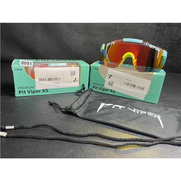 2 Pairs of Pit Viper Polarized Sunglasses for Kids/Youth (For Ages 2-6yrs) - New