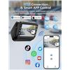 Image 6 : 1 2K Front Dash Cam with WiFi/App Control; Night Vision, Loop Recording, G-Sensor; 64GB SD Card