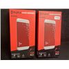Image 1 : Lot of 2 BigBlue Electric Hand Warmers/Portable Powerbanks (6,000mAh) w/ Emergency Light - New