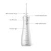 Image 7 : 1 Cordless Water Flosser Kit for Cleaning Teeth/Portable Electric Water Pick Oral Irrigator - New