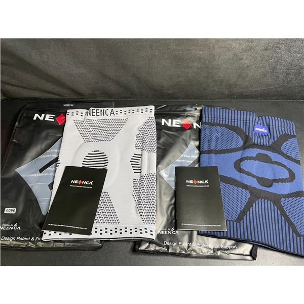 2 Neenca Knee Braces (4XL) Knee Compression Sleeves for Pain/Injury/Sports - New