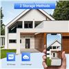 Image 11 : LaxiHub 3MP Outdoor WiFi Battery Security Camera Kit with Solar Panel (W2 Kit1) - New Sealed