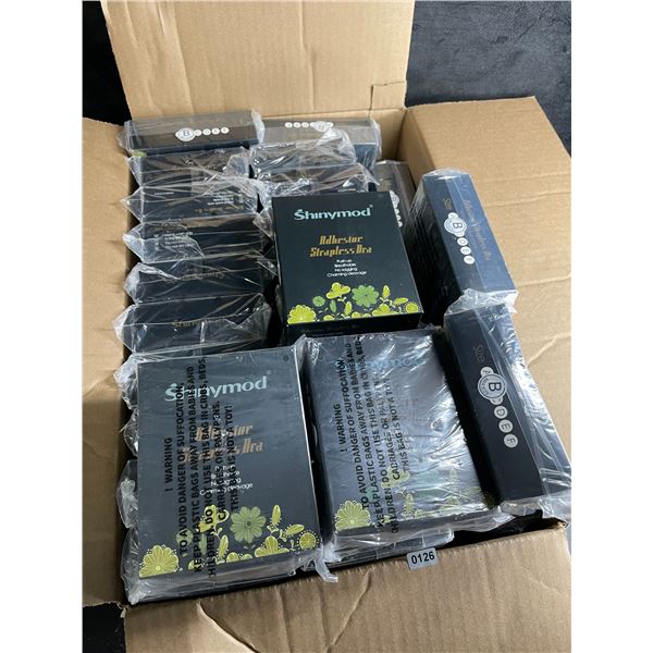 Box of 52 Shinymod Adhesive Strapless Bras for Women (Assorted Sizes) - Brand New