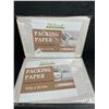 Image 2 : 2 Packs of Large Multipurpose Packing Paper (50 Sheets Each) 31" x 21.5" Size Sheets - New