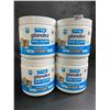 Image 1 : 4 Tubs of Vetnique Labs Glandex Anal Gland Soft Chews for Dogs (60pcs) Peanut Butter Flavored - New
