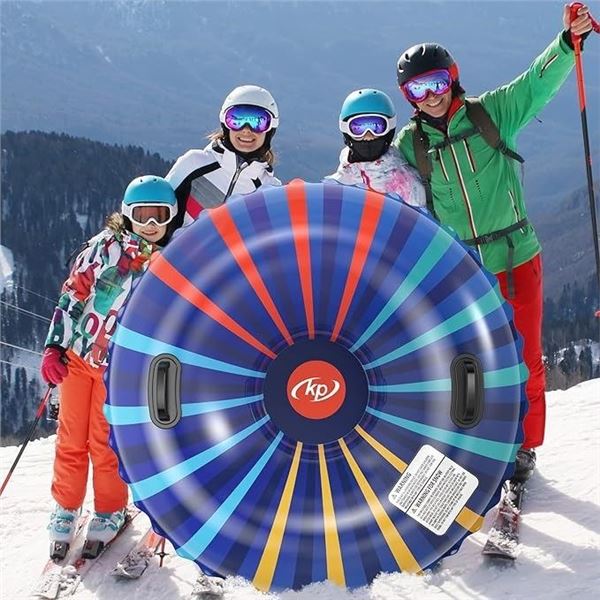 Kuptone 47" Large Inflatable Snow Tube for Adults - New in Box
