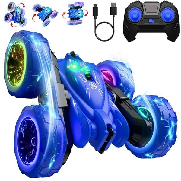 ZingZoom K-02 Trick Storm Light-Up Remote Control Stunt/Flip Car - Rechargeable - New