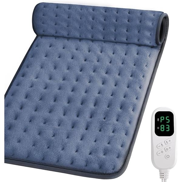 Kdti Electric Heating Pad for Pain Relief/Cramp Relief - 12" x 24" Size - Ultra-Soft - New