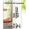 Image 10 : EUFY Smart Lock C30; Keyless Entry Door Lock Built-In Wifi Smart Lock with App Control - NEW