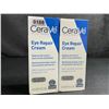 Image 1 : Lot of 2 CeraVe Eye Repair Creams (14.2g) Reduces Dark Circles/Eye Puffiness; Moisturizes/Repairs