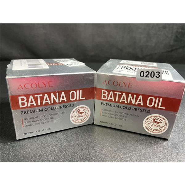 2 Boxes of Acolye Batana Oil (120g) Premium 100% Raw & Pure for Thicker/Stronger Hair - New