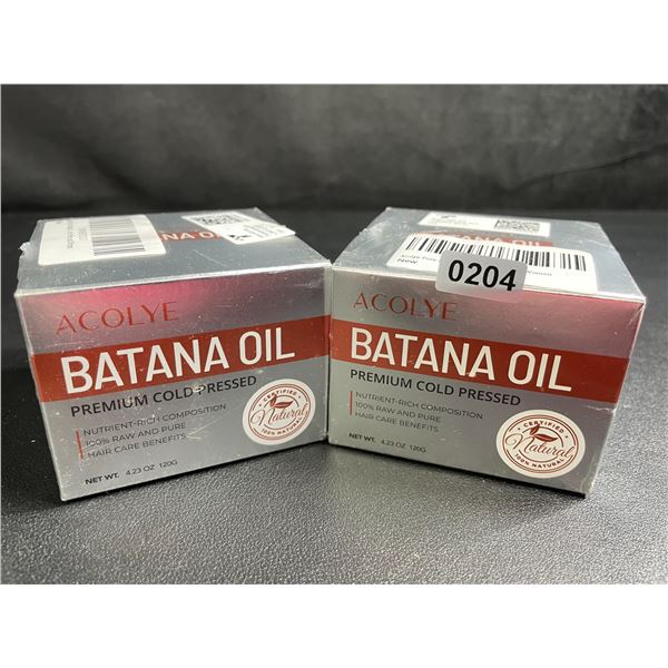 2 Boxes of Acolye Batana Oil (120g) Premium 100% Raw & Pure for Thicker/Stronger Hair - New