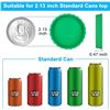 Image 5 : 24PCS Reusable Silicone Pop Can Lids/Soda Can Covers (4x 4-Packs) - New