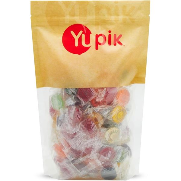 Yupik 1KG Large Bag Assorted Barley Sugar Candies - Individually Wrapped Candies - New