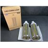 Image 1 : 2-Pack 50W 5000K LED Corn Lamp/Light Bulbs - New