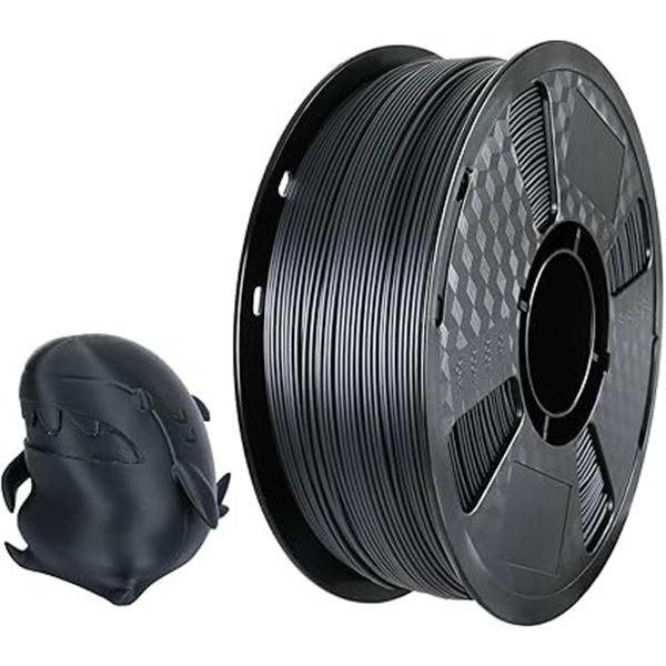 1 Roll of CC3D Black HIPS 1.75mm 3D Printer Filament - Matte Black Color - New
