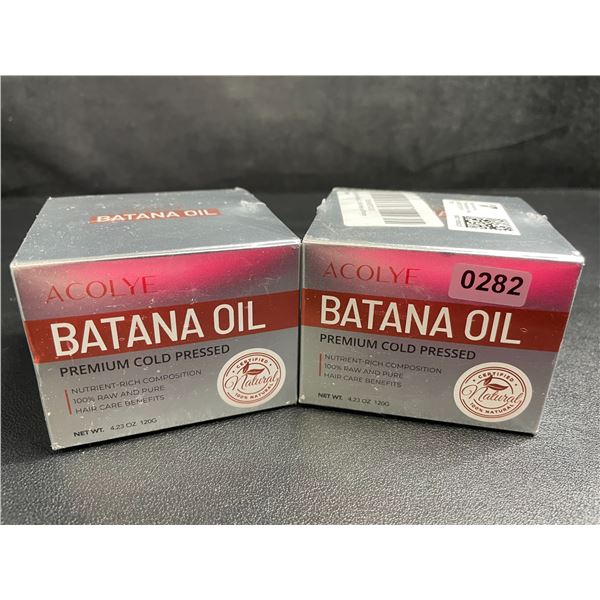 2 Boxes of Acolye Batana Oil (120g) Premium 100% Raw & Pure for Thicker/Stronger Hair - New