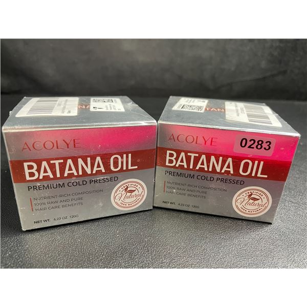 2 Boxes of Acolye Batana Oil (120g) Premium 100% Raw & Pure for Thicker/Stronger Hair - New