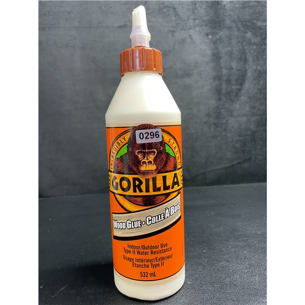 Gorilla Wood Glue (532ml Bottle) for Indoor/Outdoor Use - New
