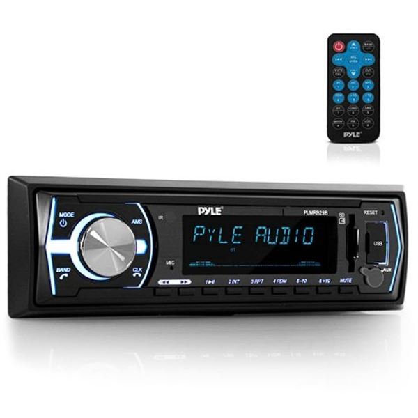 PYLE Hydra Marine In-Dash Stereo Receiver with BT Wireless Streaming (PLMRB29B) - NEW