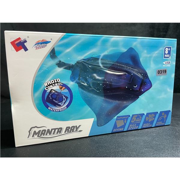 1 SeaWing Remote Control Manta Ray Waterproof Toy - Rechargeable Design - New