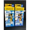 Image 1 : Lot of 2 Easy Twist Ear Wax Removal Kits with 16 Replacement Tips Each - New