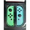 Image 2 : 1 Set of L+R Joycon Controllers for Nintendo Switch - Neon Green/Blue Design - New