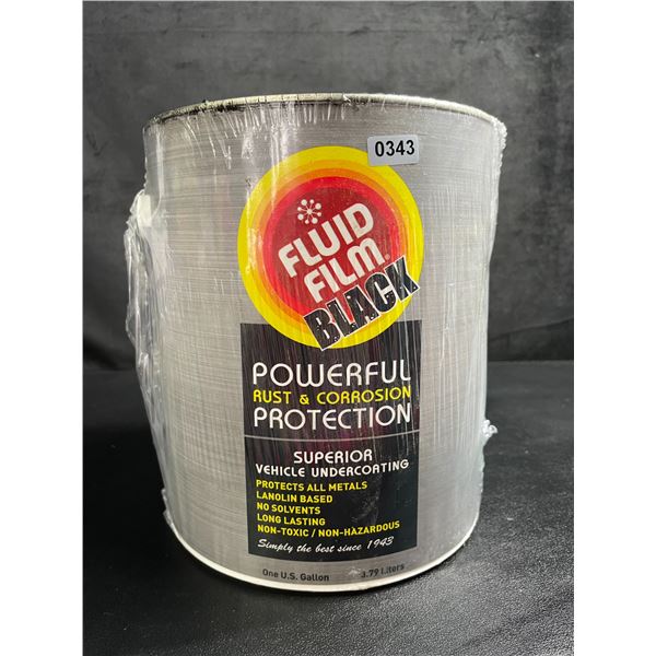 1 Can of Fluid Film Black Powerful Rust & Corrosion Protection (3.79L) - New