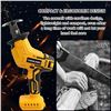 Image 9 : 1 Cordless Reciprocating Saw with 4 Blades (No Battery *Compatible with DeWalt Batteries) - New