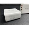 Image 3 : 2-Pack of 60W 5-Port USB-C Fast Charger Blocks - New