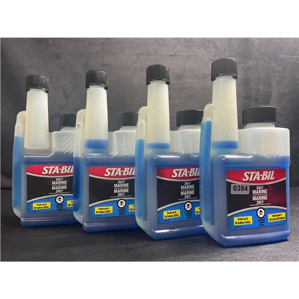Lot of 4 STA-BIL 360 Marine Ethanol Treatment & Stabilizer (236ml) - New
