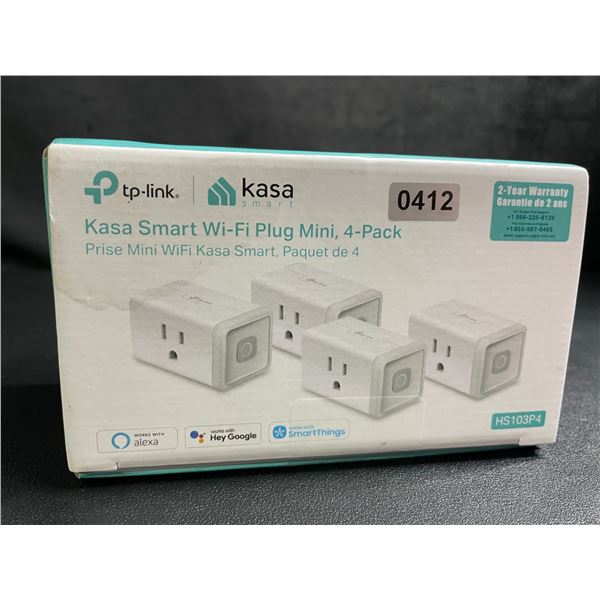 4-Pack of Tp-Link Kasa Smart Wi-Fi Wall Plugs - New