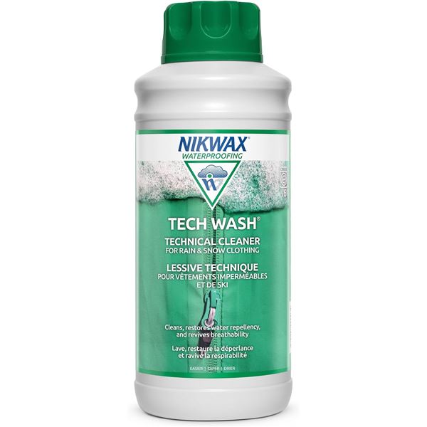 NIKWAX Waterproofing Tech Wash Technical Cleaner for Rain & Snow Clothing (1L) - New