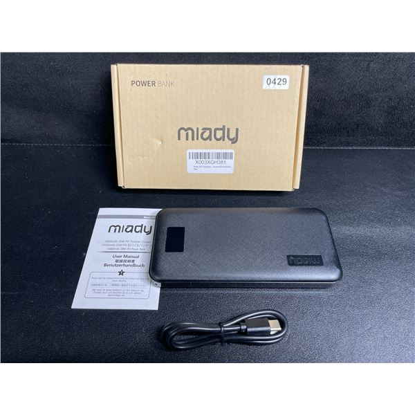 Miady 10,000mAh 20W PD Portable Powerbank/Charger - New in Box