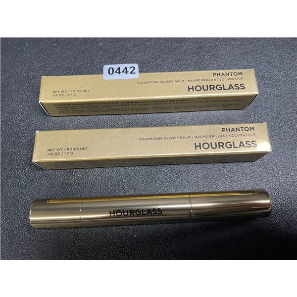 Lot of 2 Hourglass Phantom Volumizing Glossy Lip Balms (1.7g) Shade: Wish (#95) - New