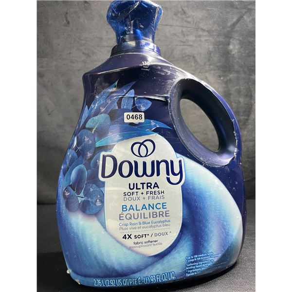 Downy Ultra Soft + Fresh Balance Fabric Softener (2.676L) Crisp Rain & Blue Eucalyptus - New