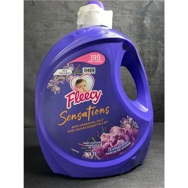 Fleecy Sensations Liquid Fabric Softener (199 Loads) 4.7L Jug - Lavender Scent - New