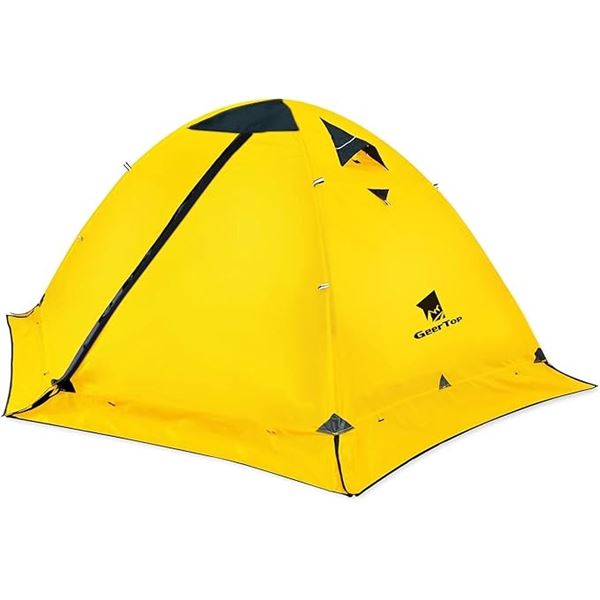 GeerTop 2-Person All Season Backpacking Tent - Ultralight All-Weather Easy-Setup Tent - NEW