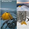 Image 2 : GeerTop 2-Person All Season Backpacking Tent - Ultralight All-Weather Easy-Setup Tent - NEW