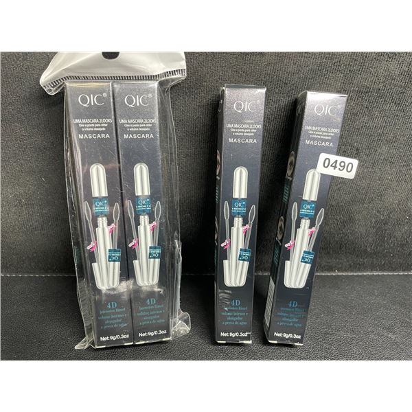 Lot of 4 QIC 4D Volume Intense Mascaras - New