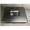 Image 2 : 1 Metal Cash Box/Money Lock Box with Keys - Black - Portable Money Box - New